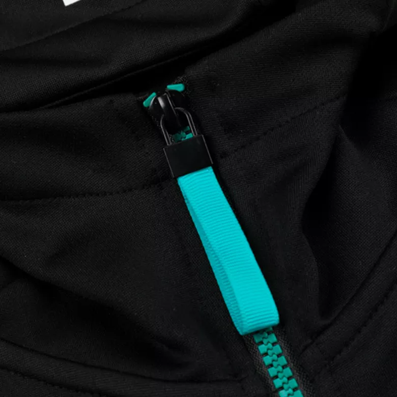 Real Madrid Hoodie Tracksuit 2021/22 Black - vstockx