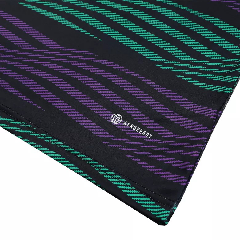 Real Madrid Pre-Match Sleeveless Top 2022/23 Black&Purple&Green - vstockx