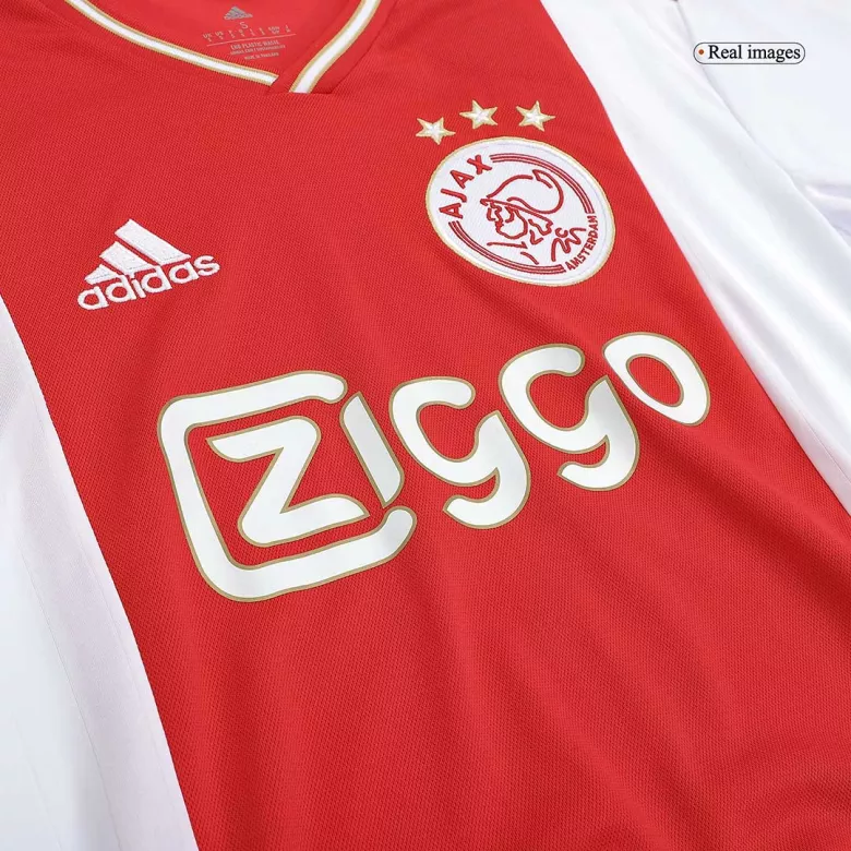Ajax Home Long Sleeve Soccer Jersey 2022/23 - vstockx