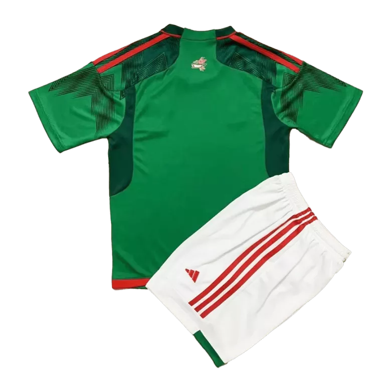 Mexico Home World Cup Kids Jerseys Kit 2022 - vstockx