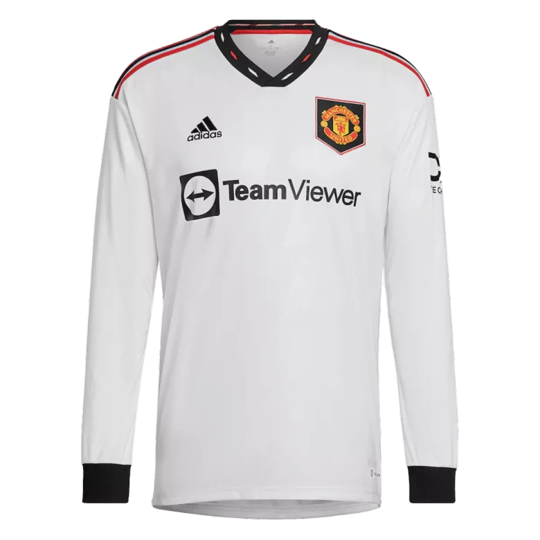 B.FERNANDES #8 Manchester United Away Long Sleeve Soccer Jersey 2022/23 - vstockx