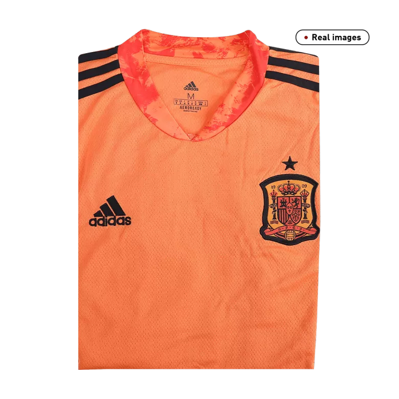 Spain Goalkeeper Long Sleeve Soccer Jersey 2020 - vstockx