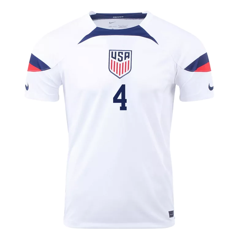 ADAMS #4 USA Home Jersey World Cup 2022 - vstockx