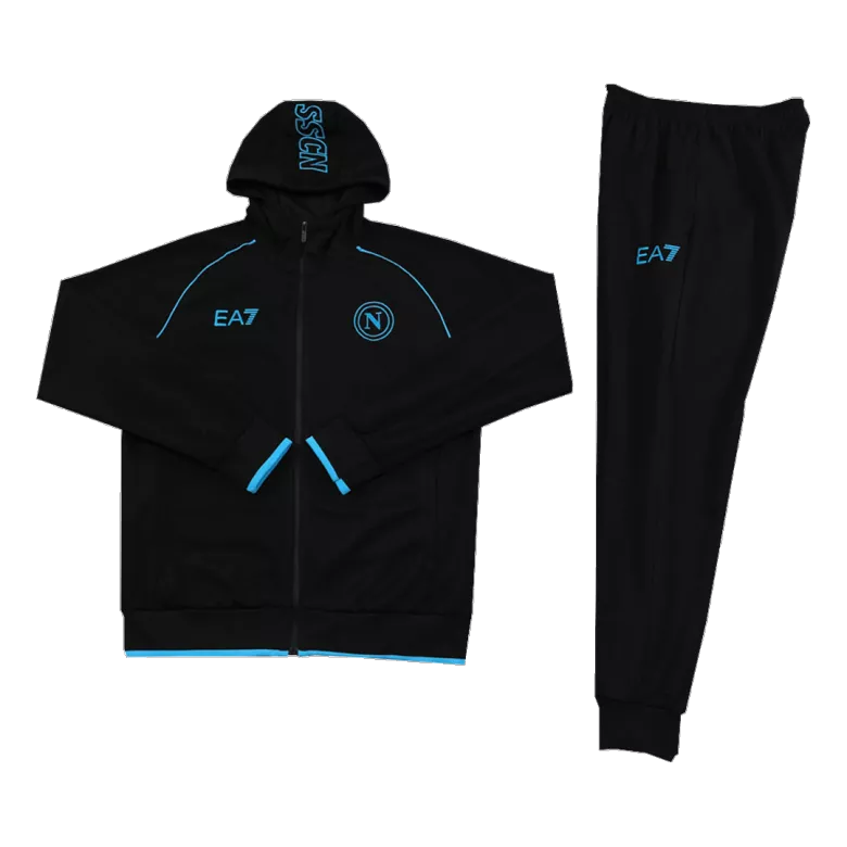 Napoli Hoodie Tracksuit 2023/24 Black - vstockx