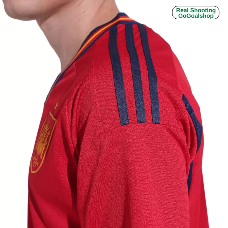 Spain Home Soccer Jersey 2022 - vstockx