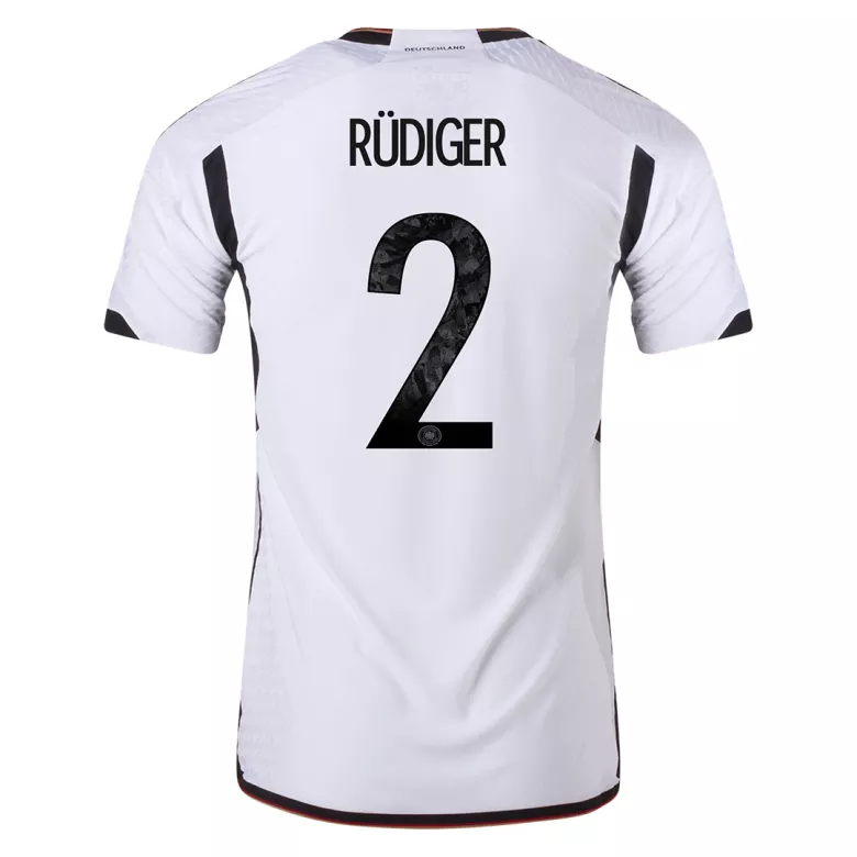 R��DIGER #2 Germany Home Authentic Jersey World Cup 2022 - vstockx