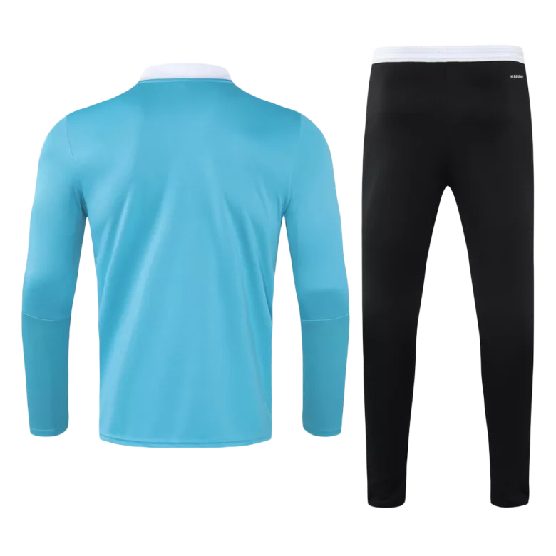 Real Madrid 1/4 Zip Tracksuit 2021/22 Sky Blue - vstockx