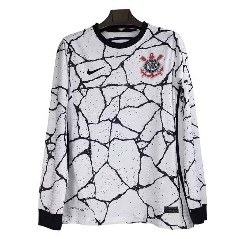 Authentic Corinthians Home Long Sleeve Soccer Jersey 2021/22 - vstockx