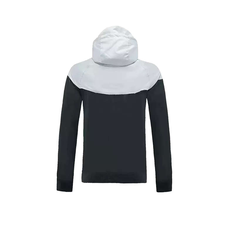 Tottenham Hotspur Hoodie Windbreaker Jacket 2021/22 - Black &Grey              �� - vstockx