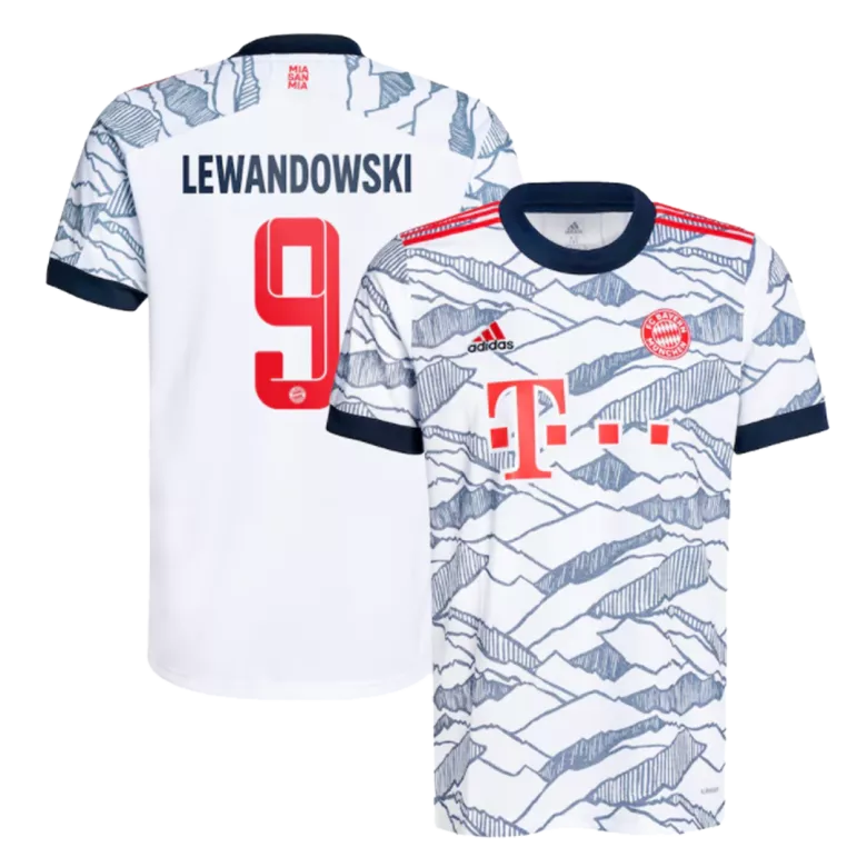 LEWANDOWSKI #9 Bayern Munich Third Away Soccer Jersey 2021/22 - vstockx