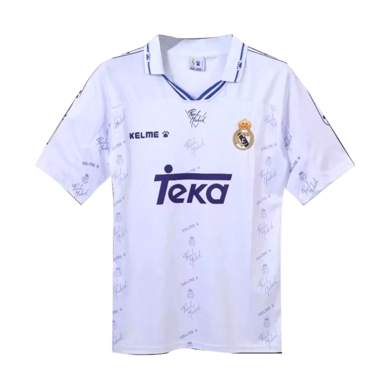 Vintage Soccer Jersey Real Madrid Home 1994/96 - vstockx