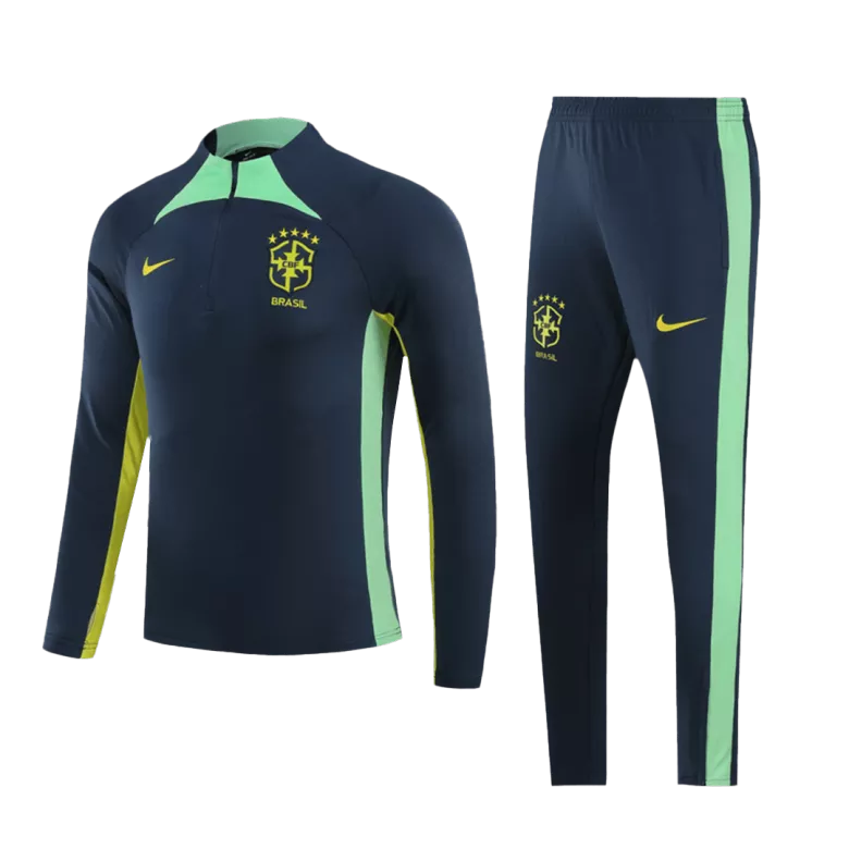 Brazil 1/4 Zip Tracksuit 2023 Navy - vstockx