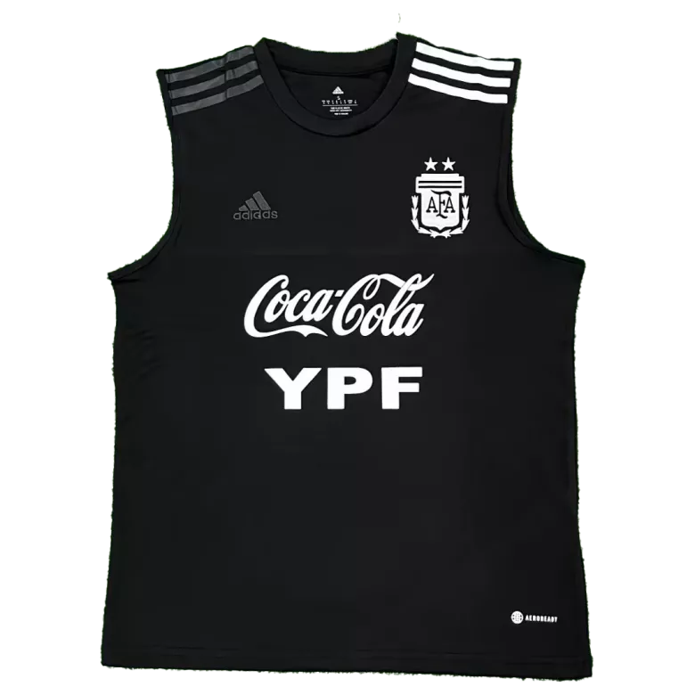 Argentina Pre-Match Sleeveless Top 2022 Black - vstockx
