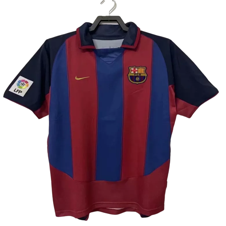 Vintage Soccer Jersey Barcelona Home 2003/04 - vstockx
