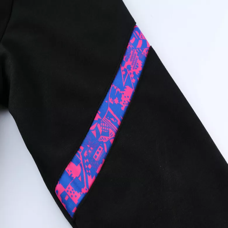 Barcelona Hoodie Tracksuit 2021/22 Black&Purple - vstockx