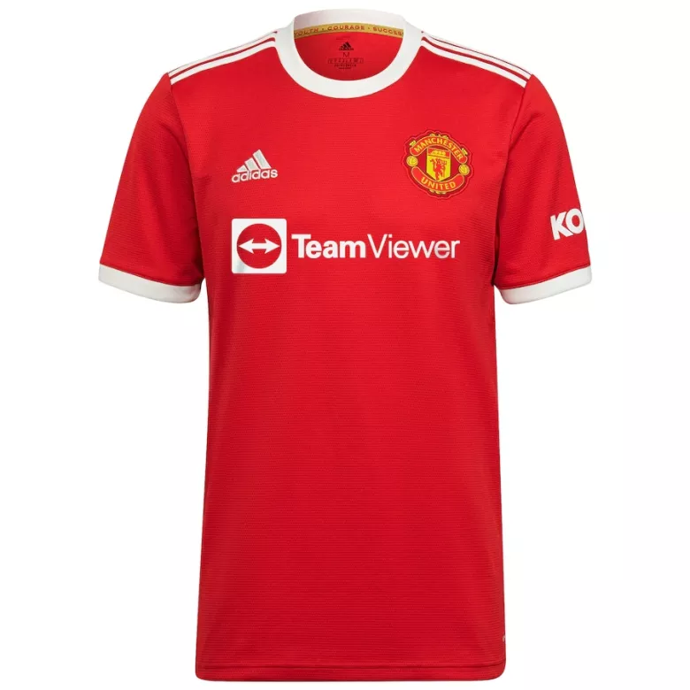 B.FERNANDES #18 Manchester United Home Jersey 2021/22 - vstockx