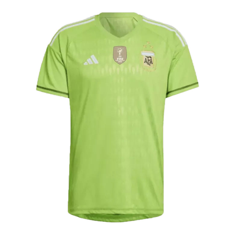 Argentina Three Stars Goalkeeper Jersey World Cup 2022 - vstockx