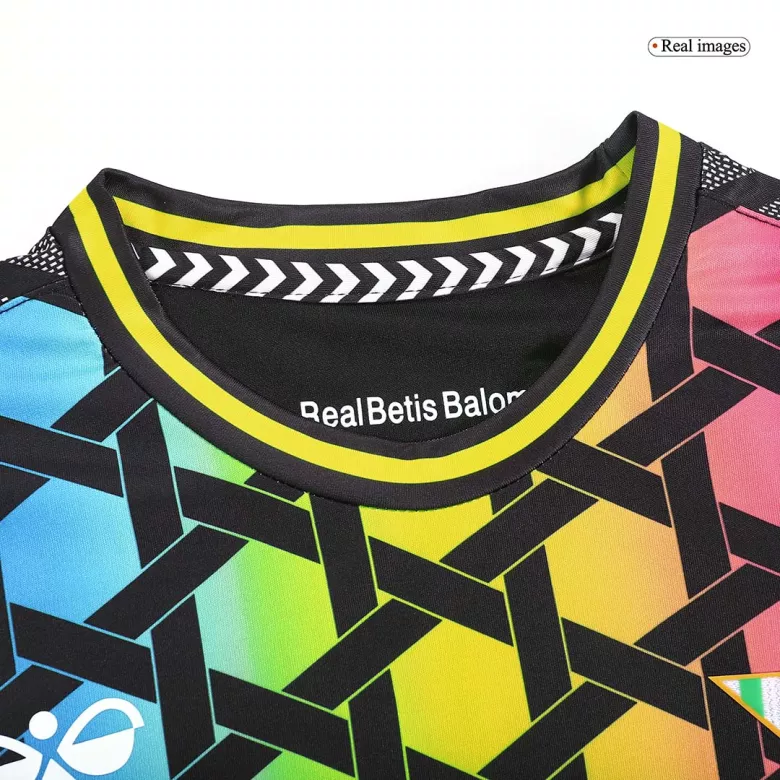 Real Betis Goalkeeper Kids Soccer Jerseys Kit 2023/24 - vstockx