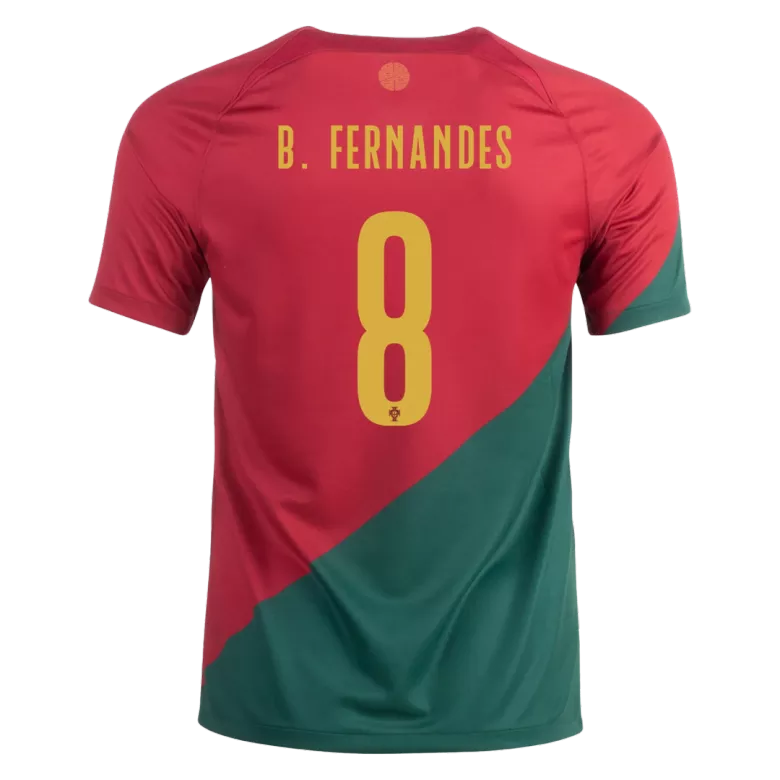 B.FERNANDES #8 Portugal Home Jersey World Cup 2022 - vstockx