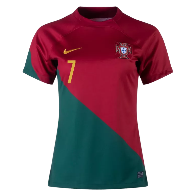 RONALDO #7 Portugal Home Jersey 2022 Women - vstockx
