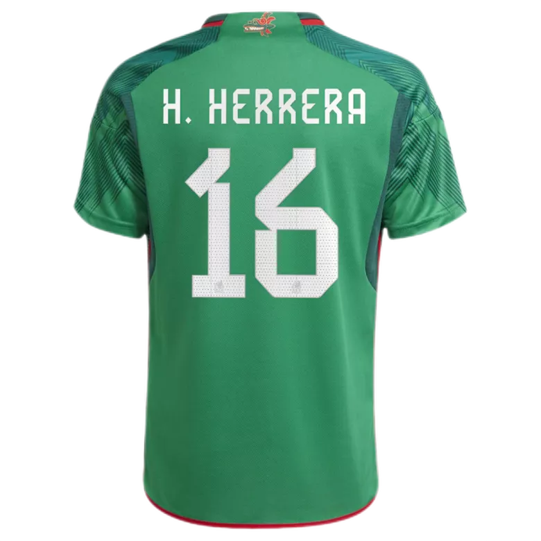 H.HERRERA #16 Mexico Home Jersey World Cup 2022 - vstockx