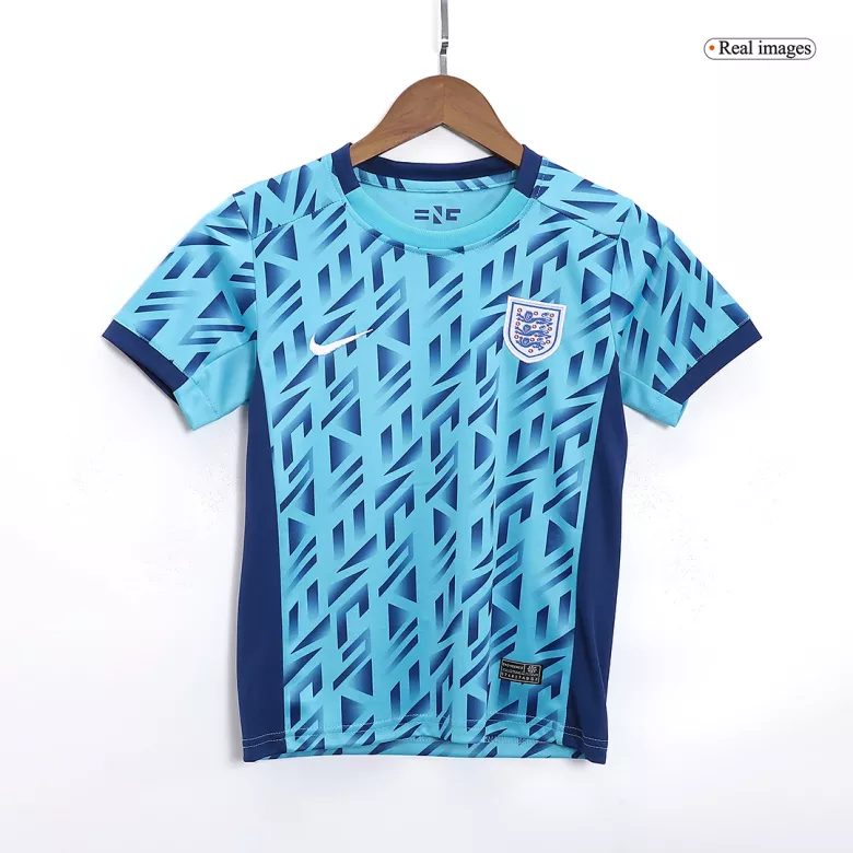 England Away Women's World Cup Kids Jerseys Kit 2023 - vstockx