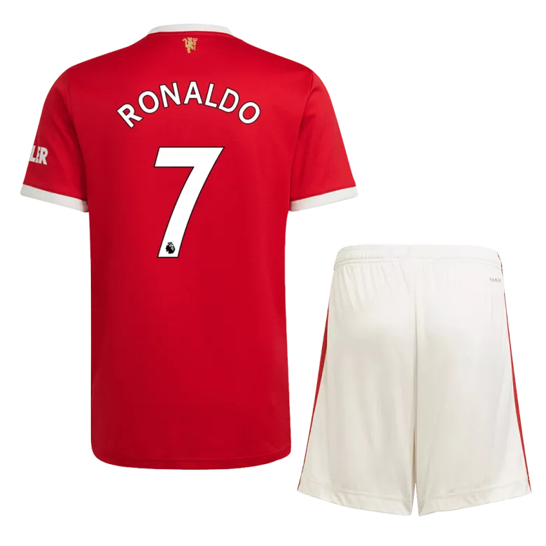 RONALDO #7 Manchester United Home Jerseys Kit 2021/22 - vstockx