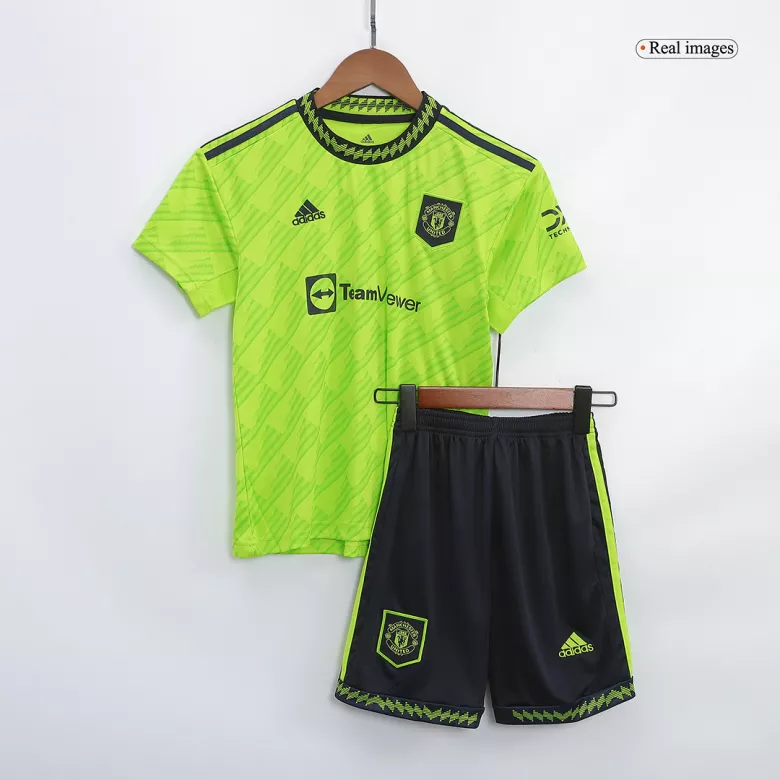 Manchester United Third Away Kids Jerseys Kit 2022/23 - vstockx