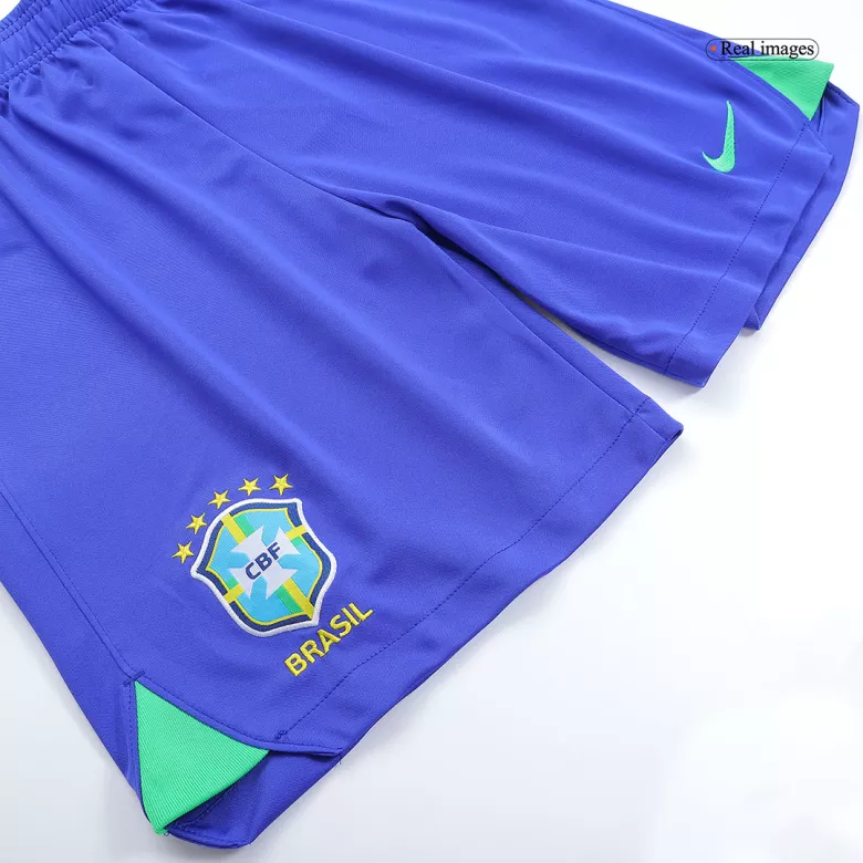Brazil Home Soccer Shorts 2022 - vstockx