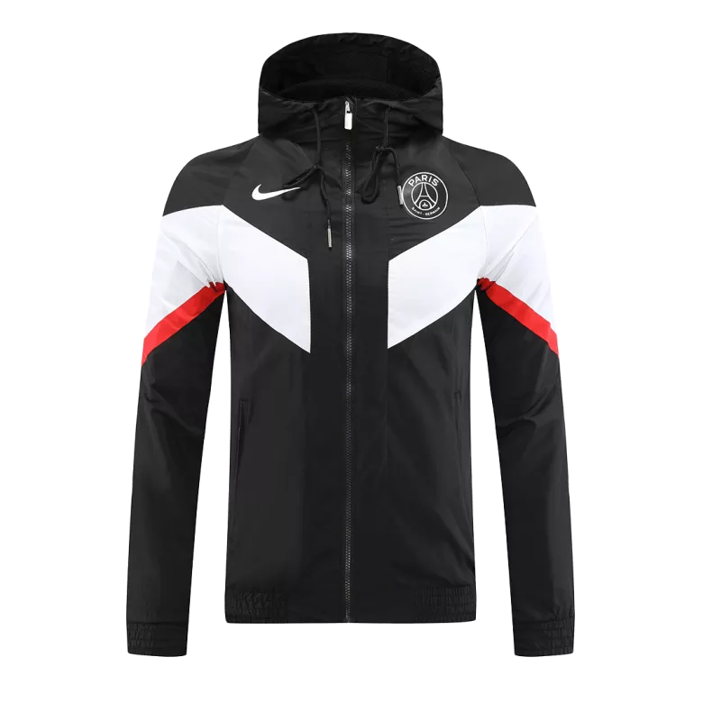 PSG Hoodie Windbreaker Jacket 2022/23 - Black - vstockx