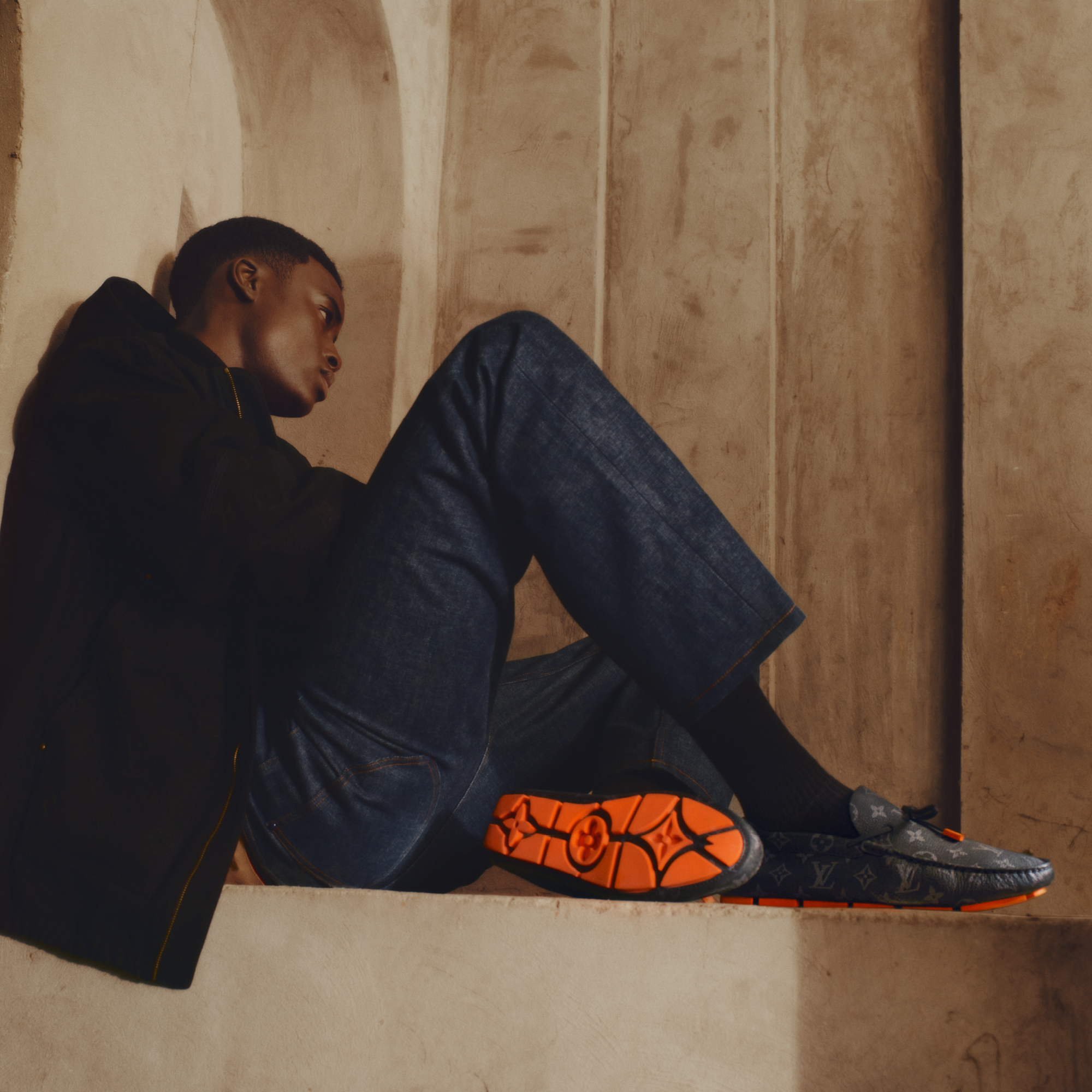 LV Driver Moccasin - vstockx