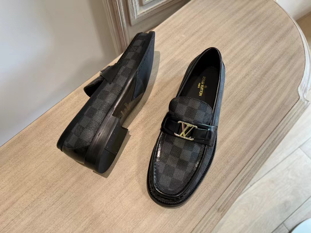 Dior leather shoes, loafers customized links-04 - vstockx