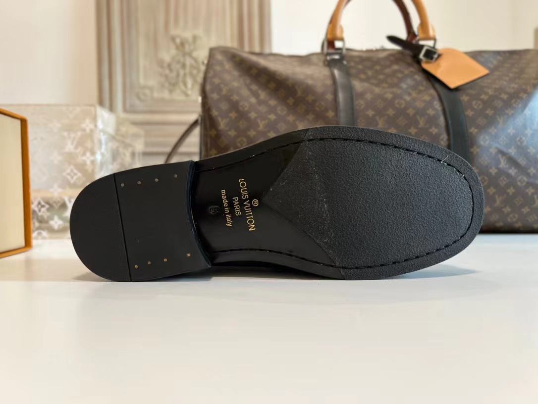 Dior leather shoes, loafers customized links-04 - vstockx