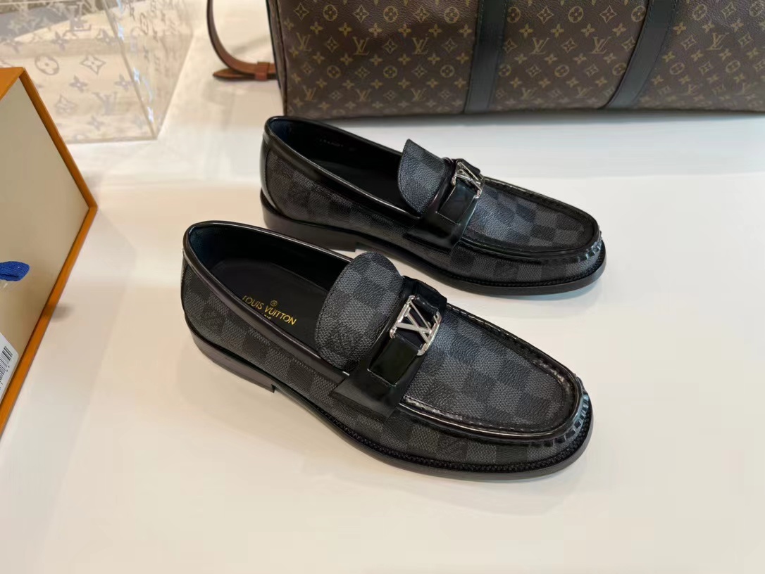 Dior leather shoes, loafers customized links-04 - vstockx