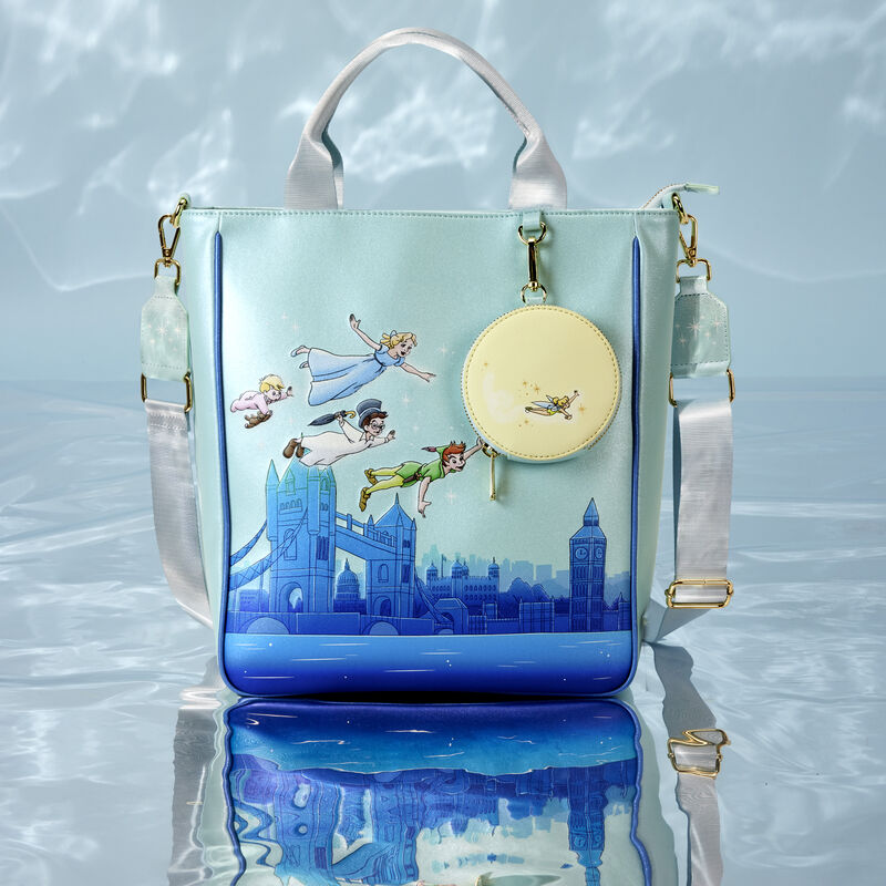 Peter Pan You Can Fly Glow Tote Bag With Coin Bag