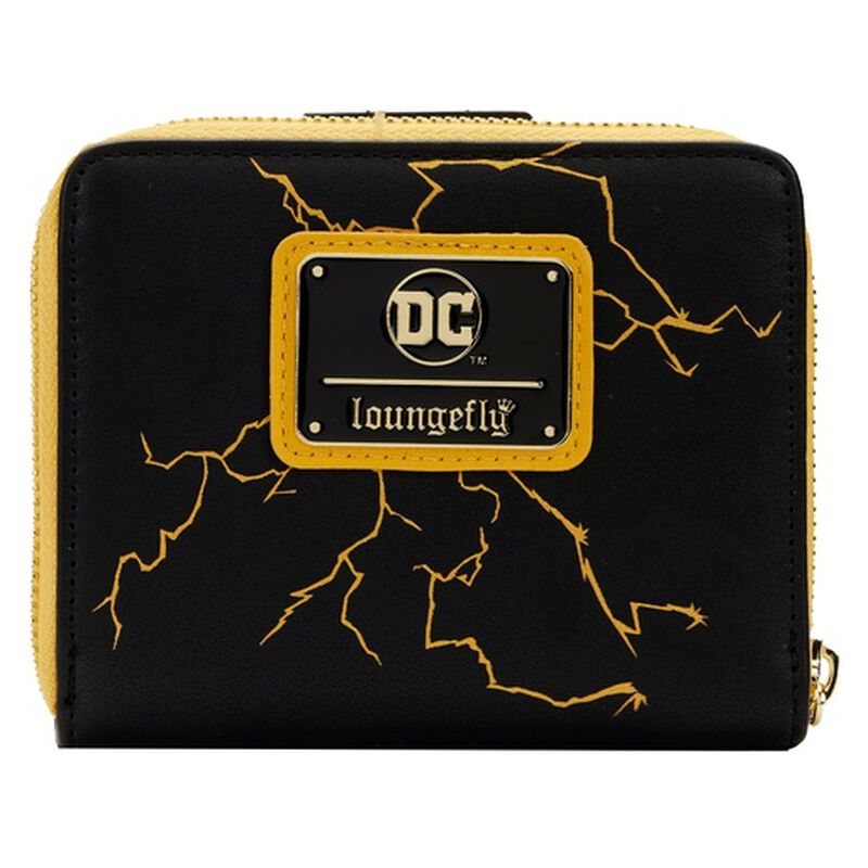 Black Adam Glow Cosplay Zip Around Wallet