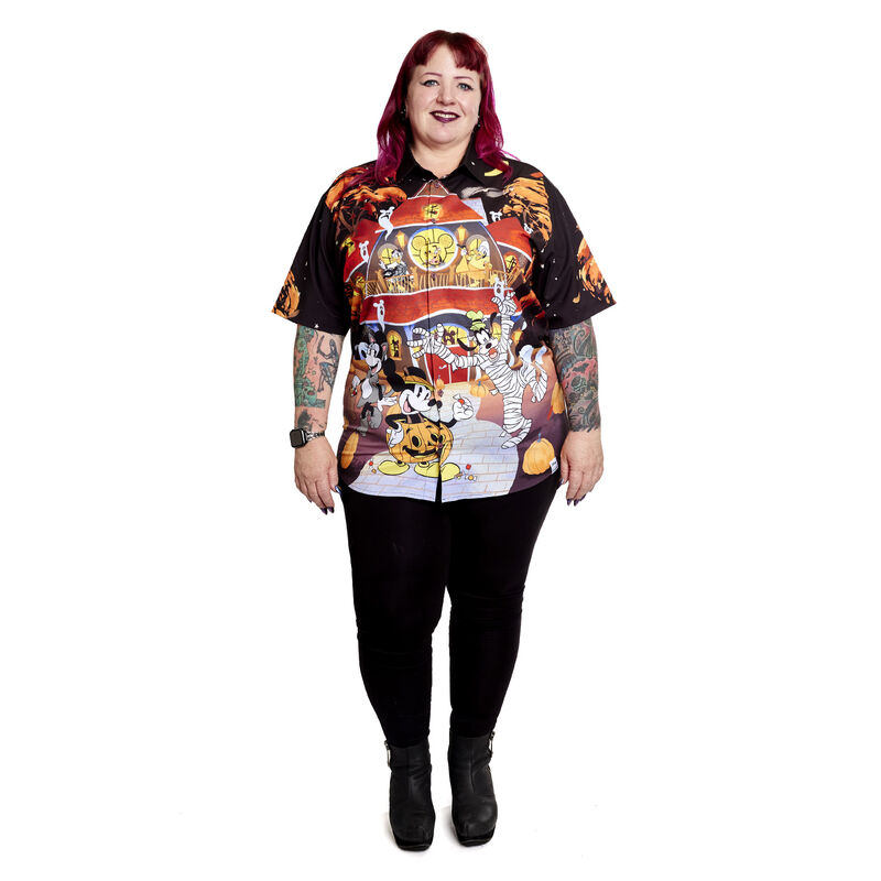 Mickey x26 Friends Haunted House Camp Shirt