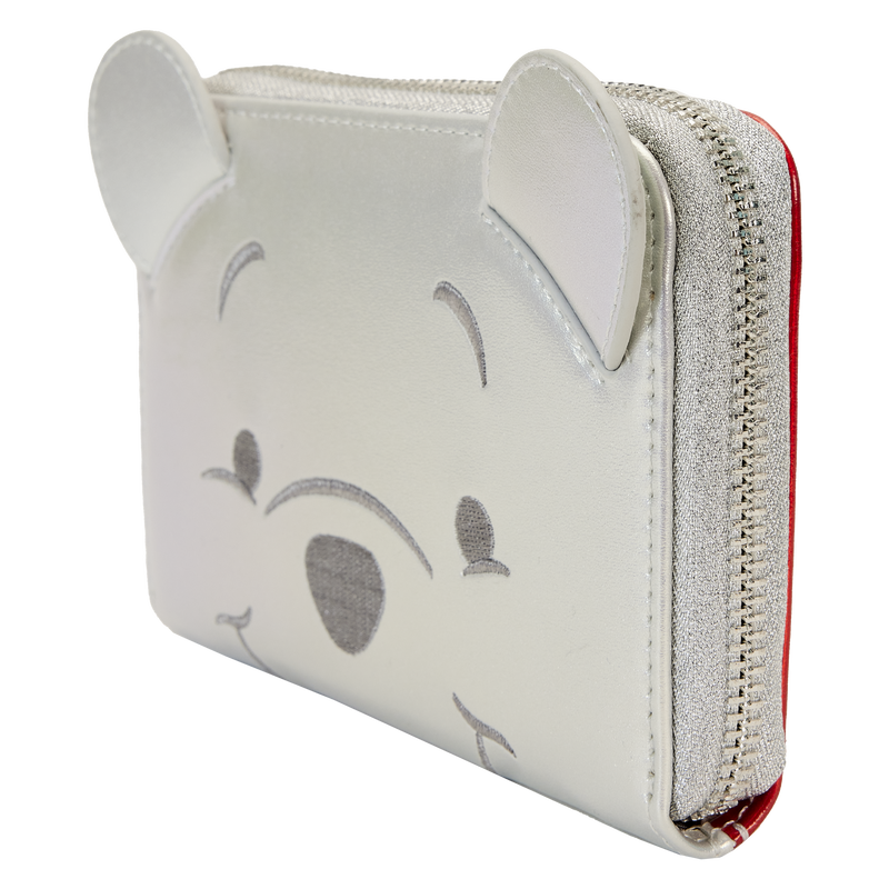 Disney100 Exclusive Platinum Winnie the Pooh Cosplay Zip Around Wallet