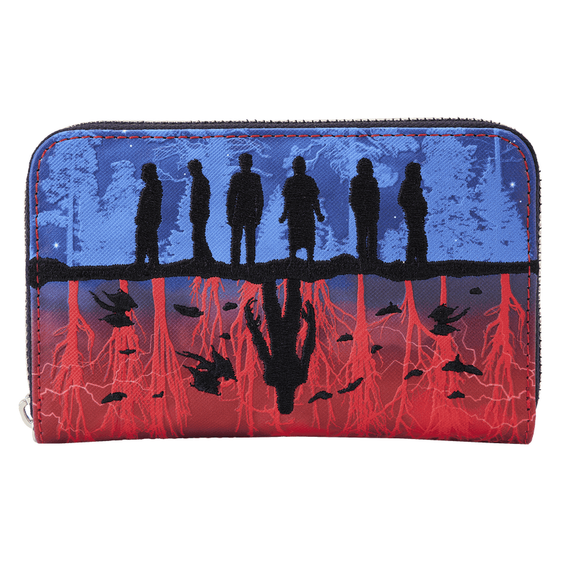 Stranger Things Upside Down Shadows Zip Around Wallet
