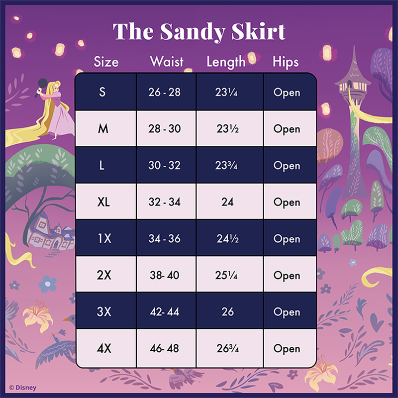 Stitch Shoppe Story of Rapunzel Sandy Skirt