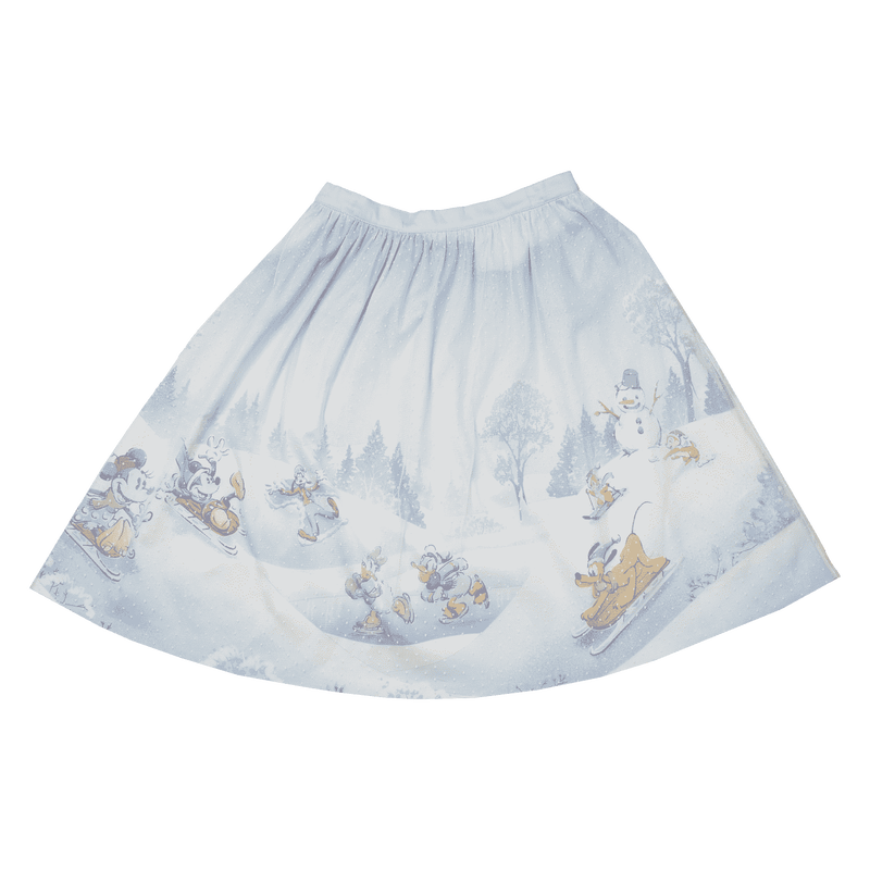 Stitch Shoppe Mickey x26 Friends Winter Snow Tulle Overlay Skirt