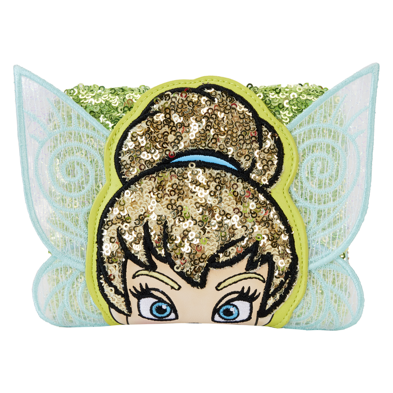 Peter Pan Tinker Bell Exclusive Sequin Cosplay Zip Around Wallet