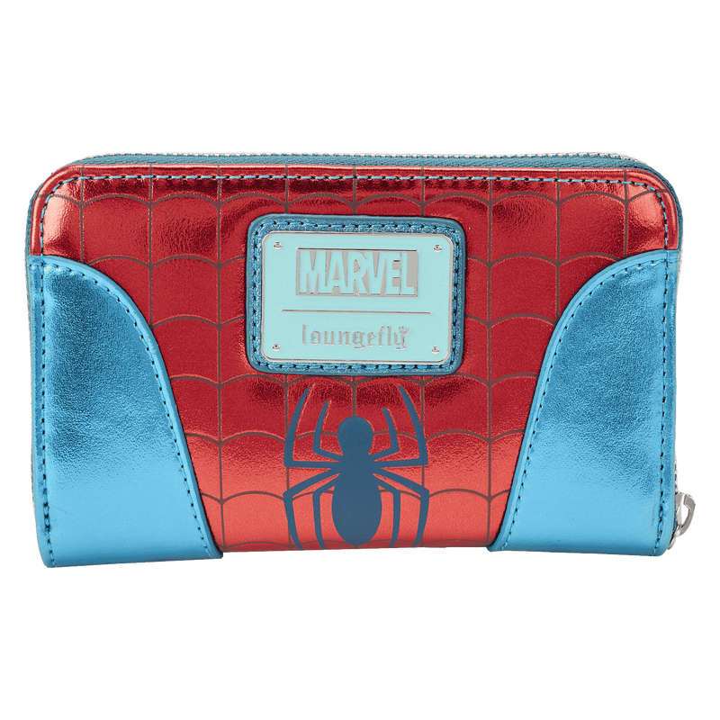 Marvel Metallic Spider-Man Zip Around Wallet