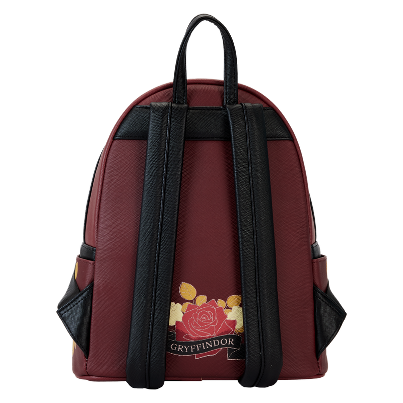 Harry Potter Gryffindor House Floral Tattoo Mini Backpack
