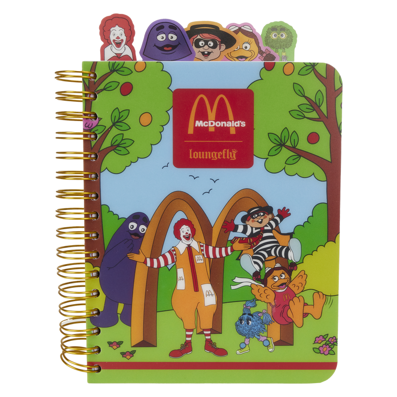 McDonald's McDonaldland Stationery Spiral Tab Journal