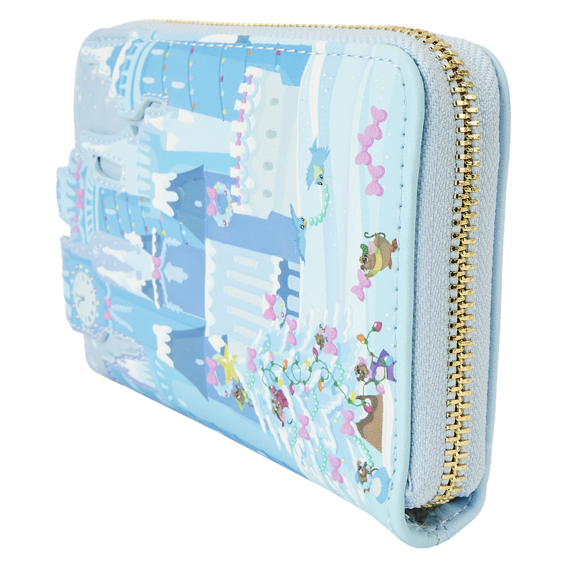Cinderella Exclusive Holiday Castle Zip Around Wallet