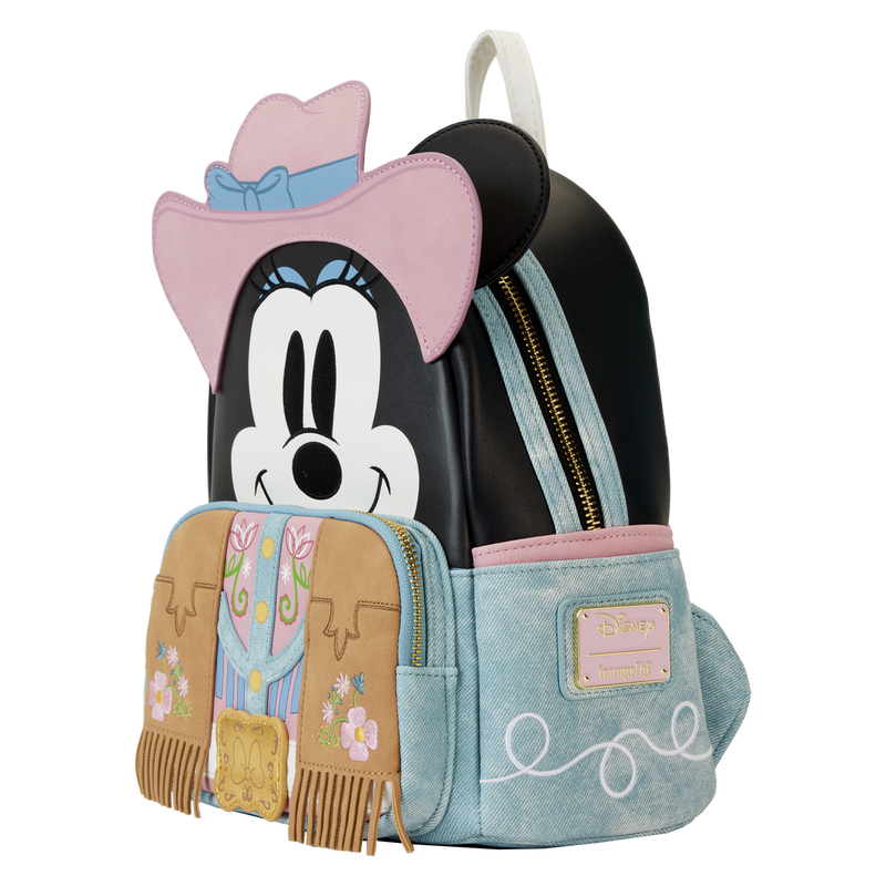 Western Minnie Mouse Cosplay Mini Backpack