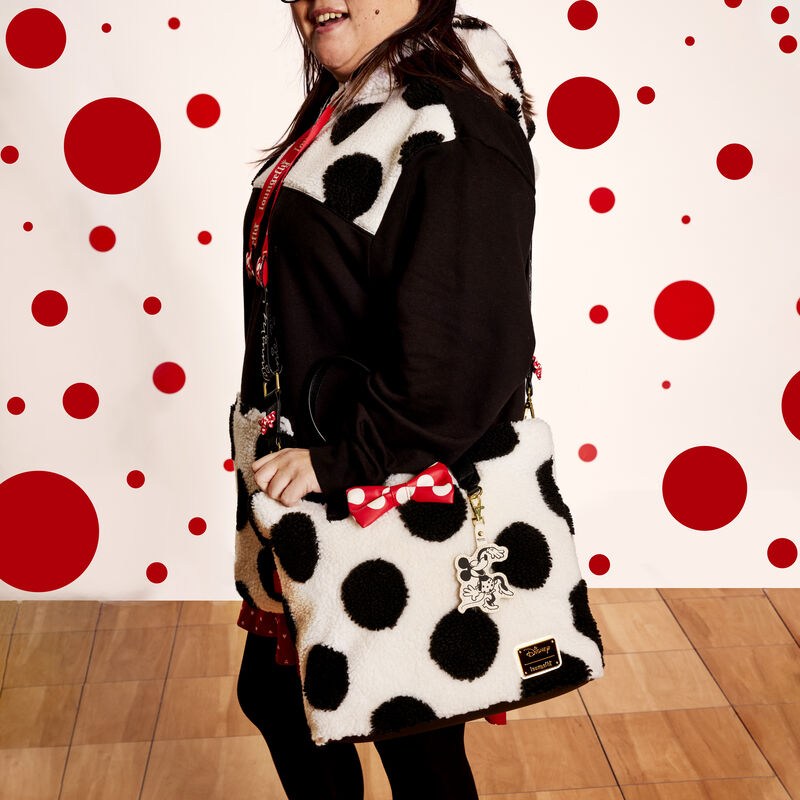 Minnie Mouse Rocks the Dots Classic Sherpa Tote Bag