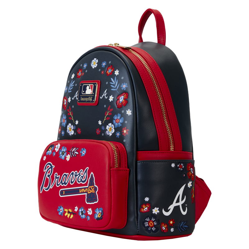 MLB Atlanta Braves Floral Mini Backpack