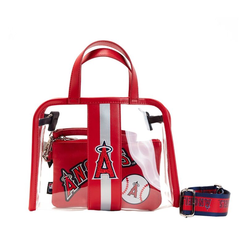 MLB LA Angels Stadium Crossbody Bag with Pouch